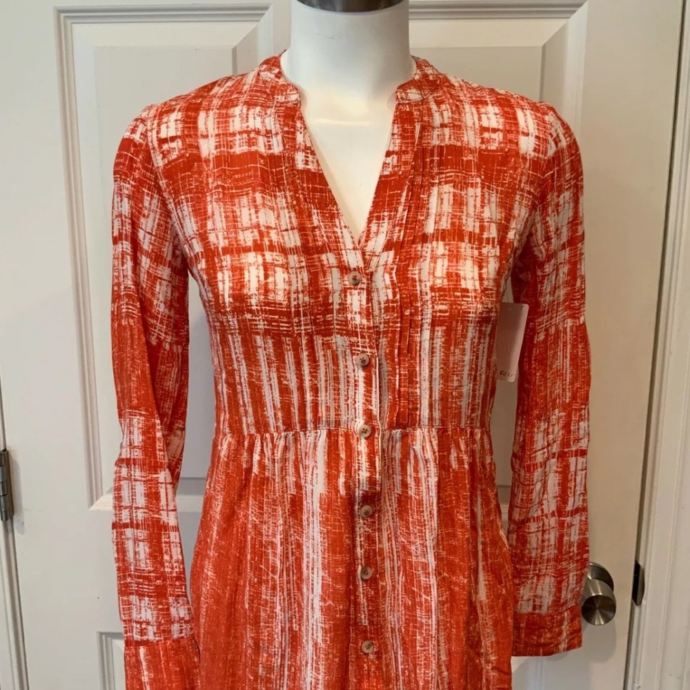 Anthropologie Maeve Calia Button Down Top Small